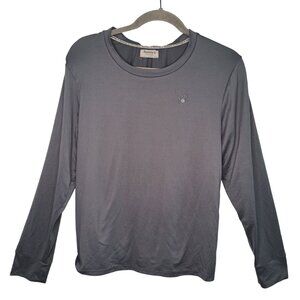 BearPaw Outdoors Gray Long Sleeved Crew Neck Base Layer Shirt Size Small